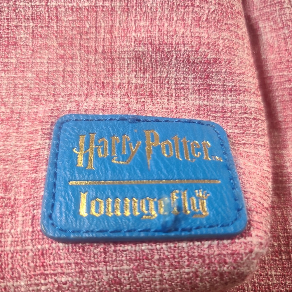 Loungefly Luna Lovegood Harry Potter Pink Tweed Mini Backpack Spectraspecs New - Picture 2 of 8